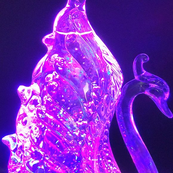 Swan Couple Statue Figurine LED Snow Globe Home Decor Valentines Day Gift - Picture 5 of 9